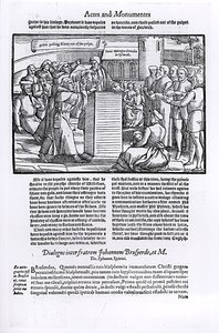Thomas Bilney (d.1531) es arrastrado del púlpito, de 